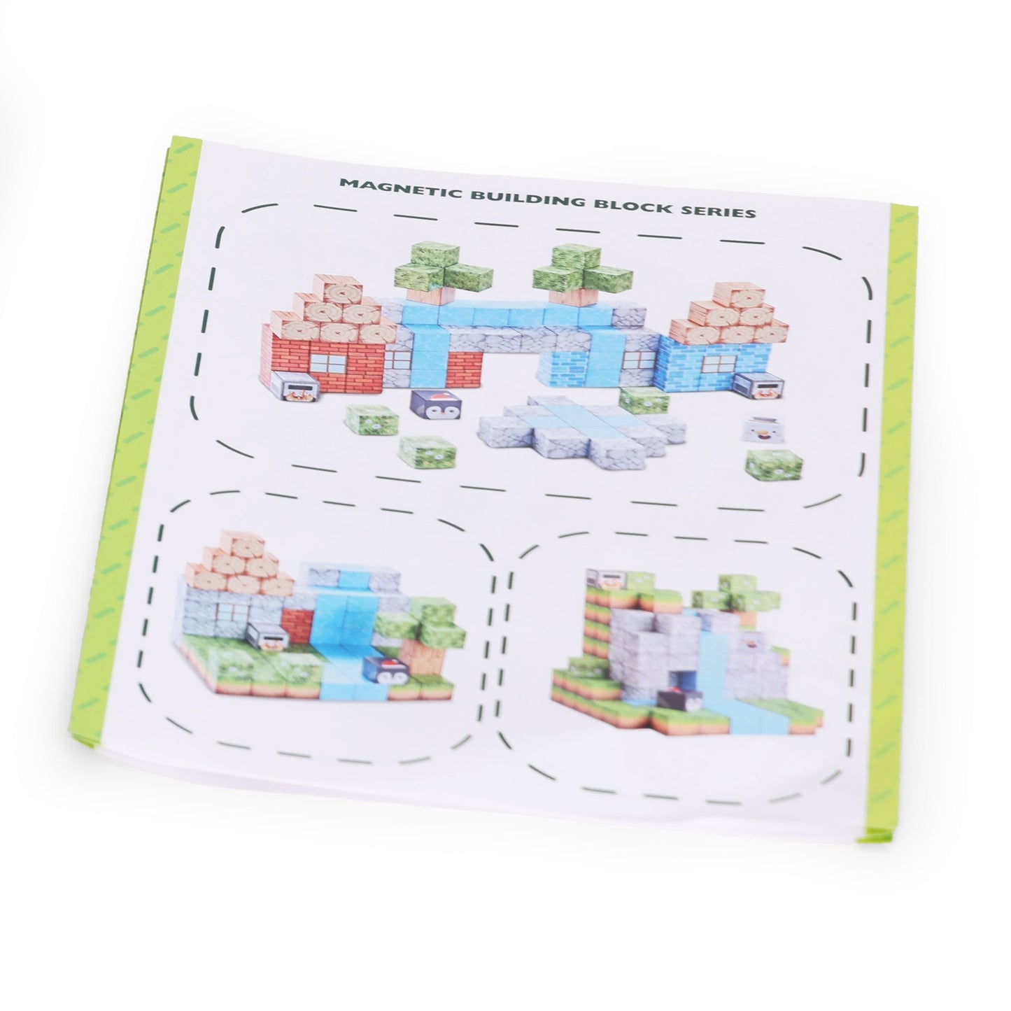 Magnetic Building Blocks Set for Kids, 119 Pieces