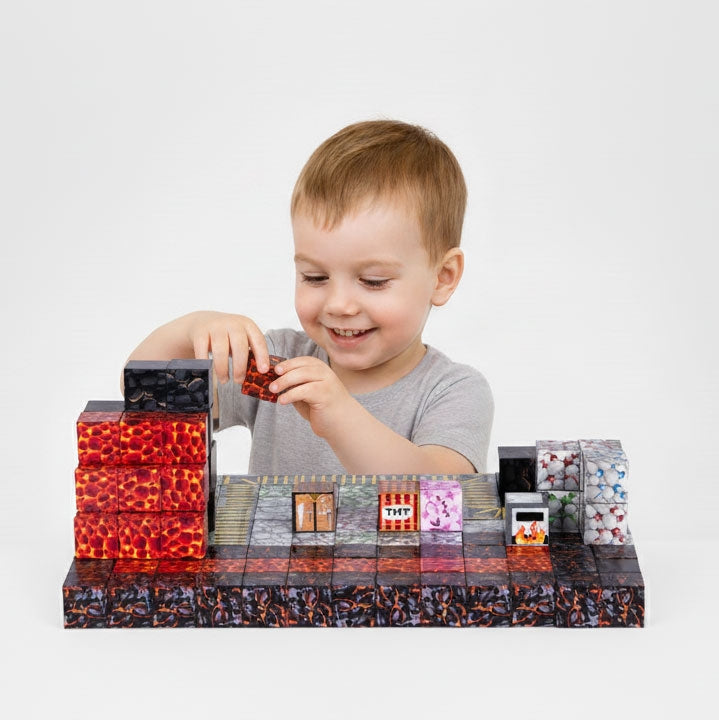 Magnetic Building Blocks Set for Kids, 160 Pieces
