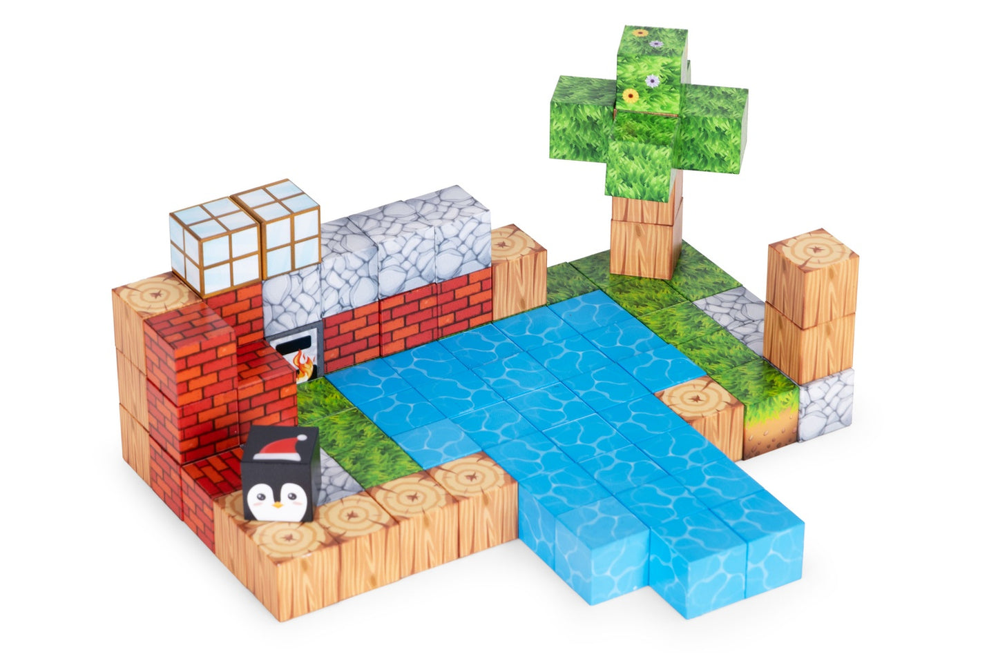 Magnetic Building Blocks Set for Kids, 87 Pieces