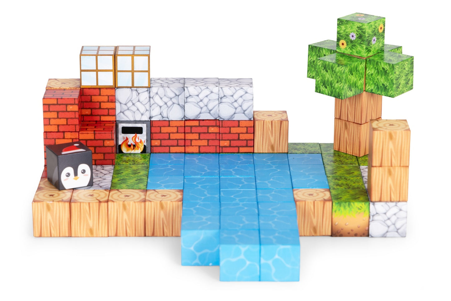 Magnetic Building Blocks Set for Kids, 87 Pieces