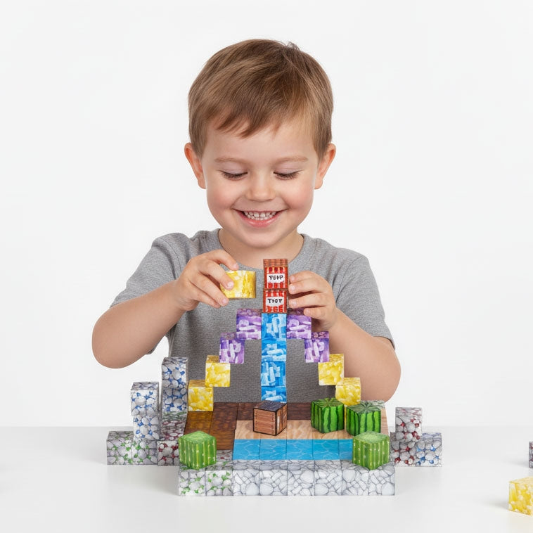 Magnetic Building Blocks Set for Kids, 88 Pieces