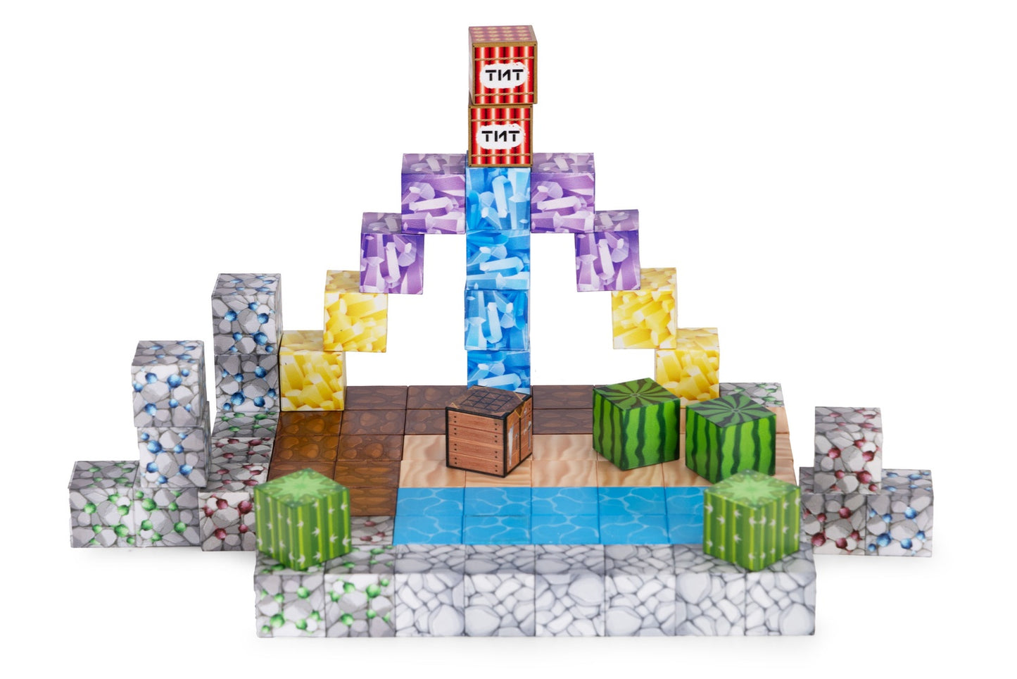 Magnetic Building Blocks Set for Kids, 88 Pieces
