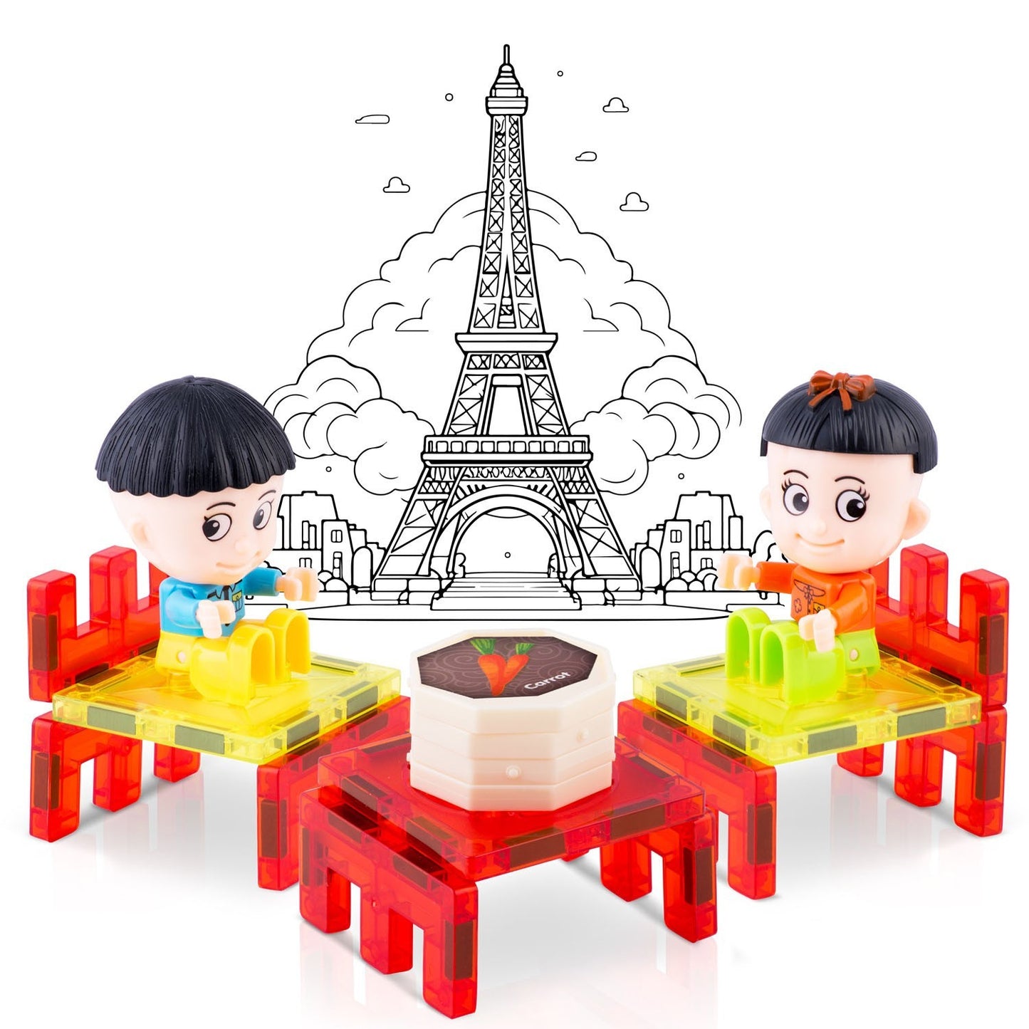 Magnetic Building Blocks Tower RK-768 Ricokids