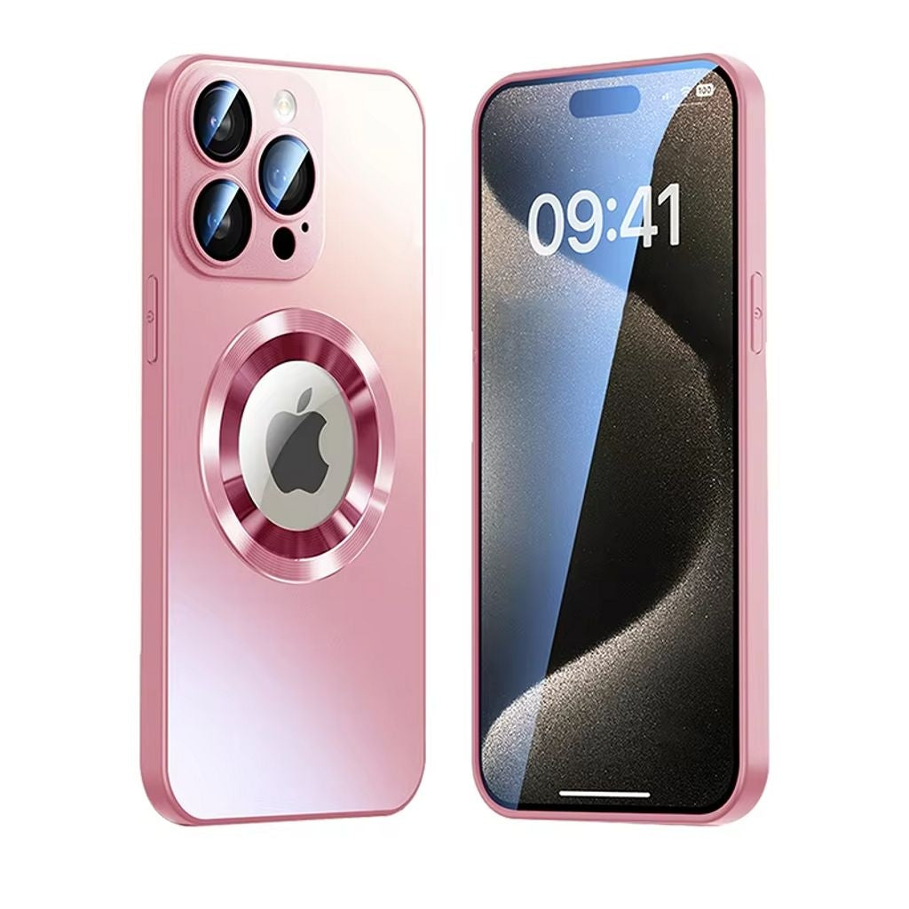 Magnetic Case iPhone 16 Pro Max case with lens protection - Pink