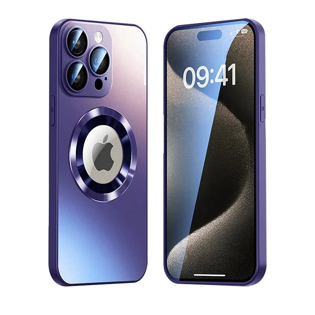 Magnetic Case iPhone 16 Pro Max case with lens protection - Purple