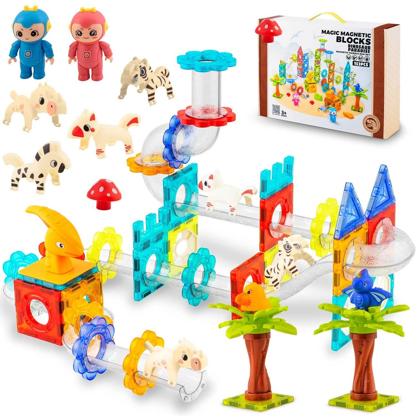 Magnetic Dinosaur Blocks with Slide RK-764 Ricokids