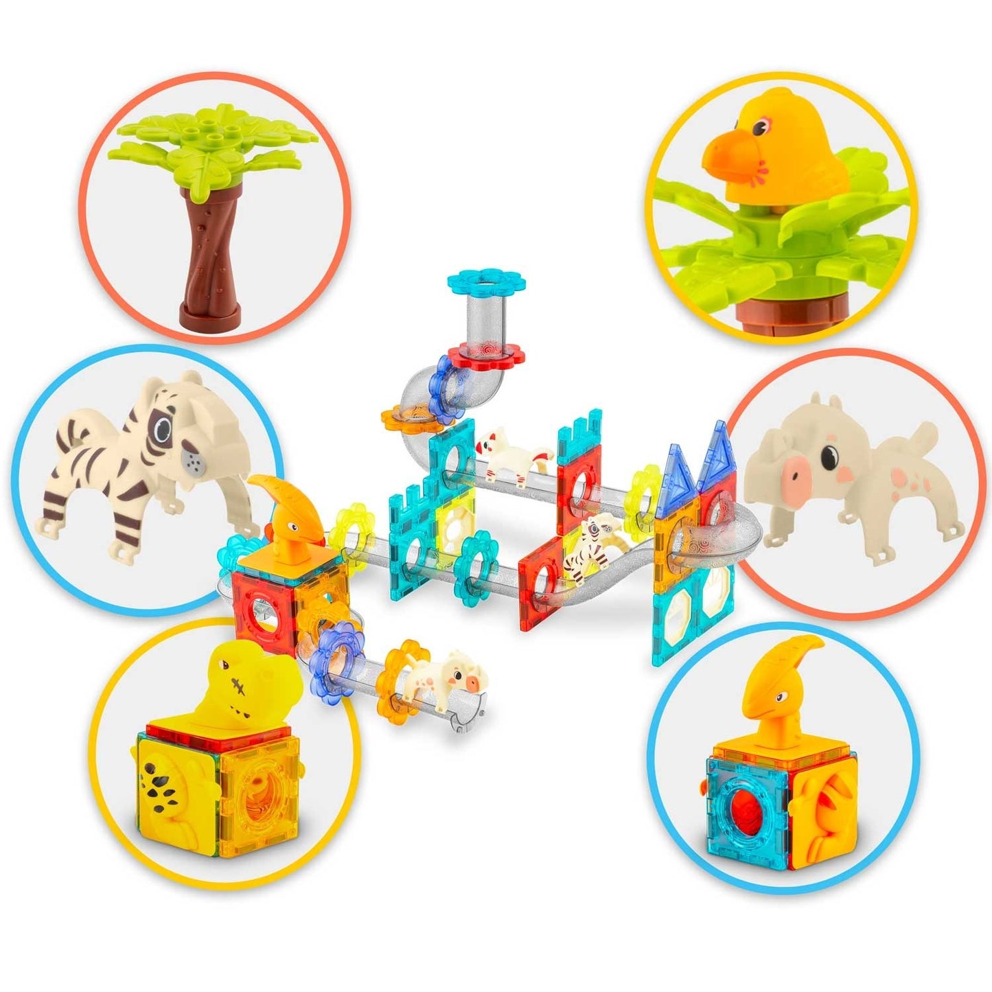 Magnetic Dinosaur Blocks with Slide RK-764 Ricokids