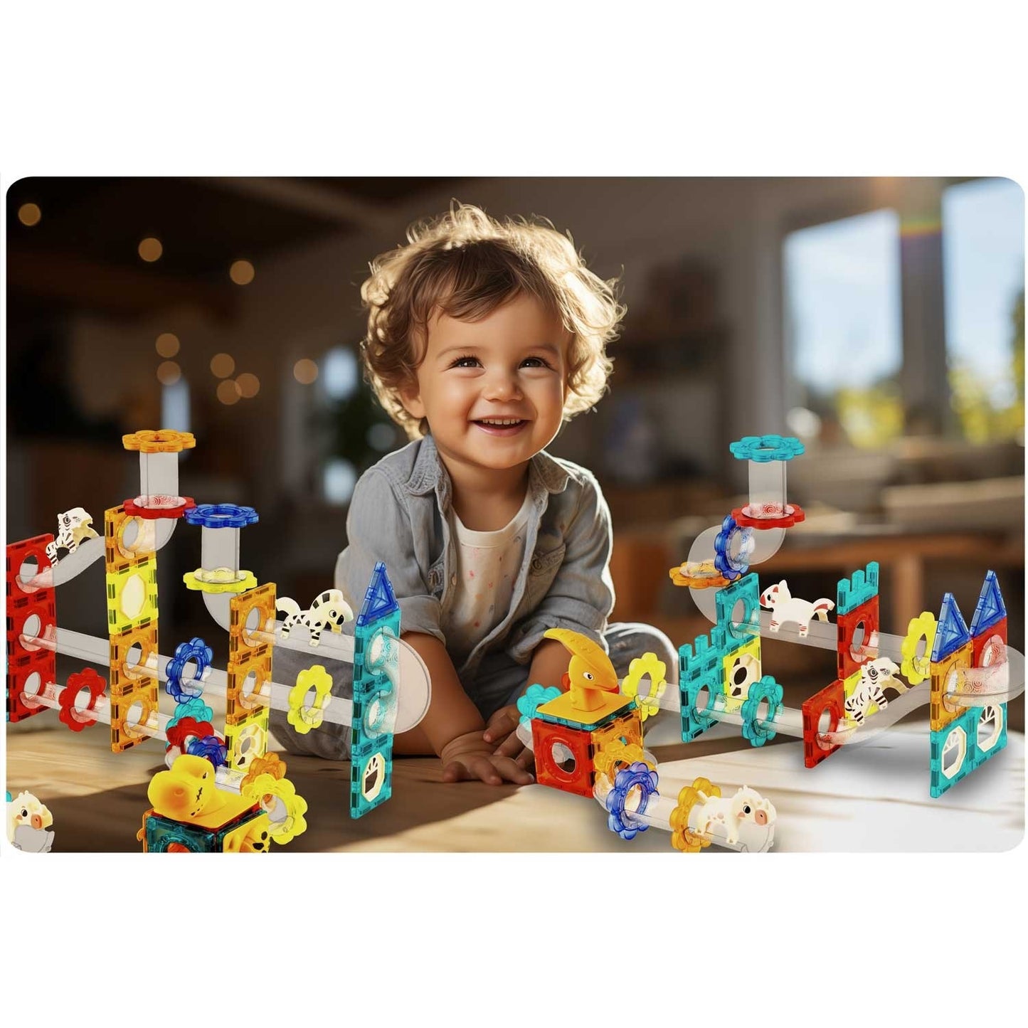 Magnetic Dinosaur Blocks with Slide RK-764 Ricokids