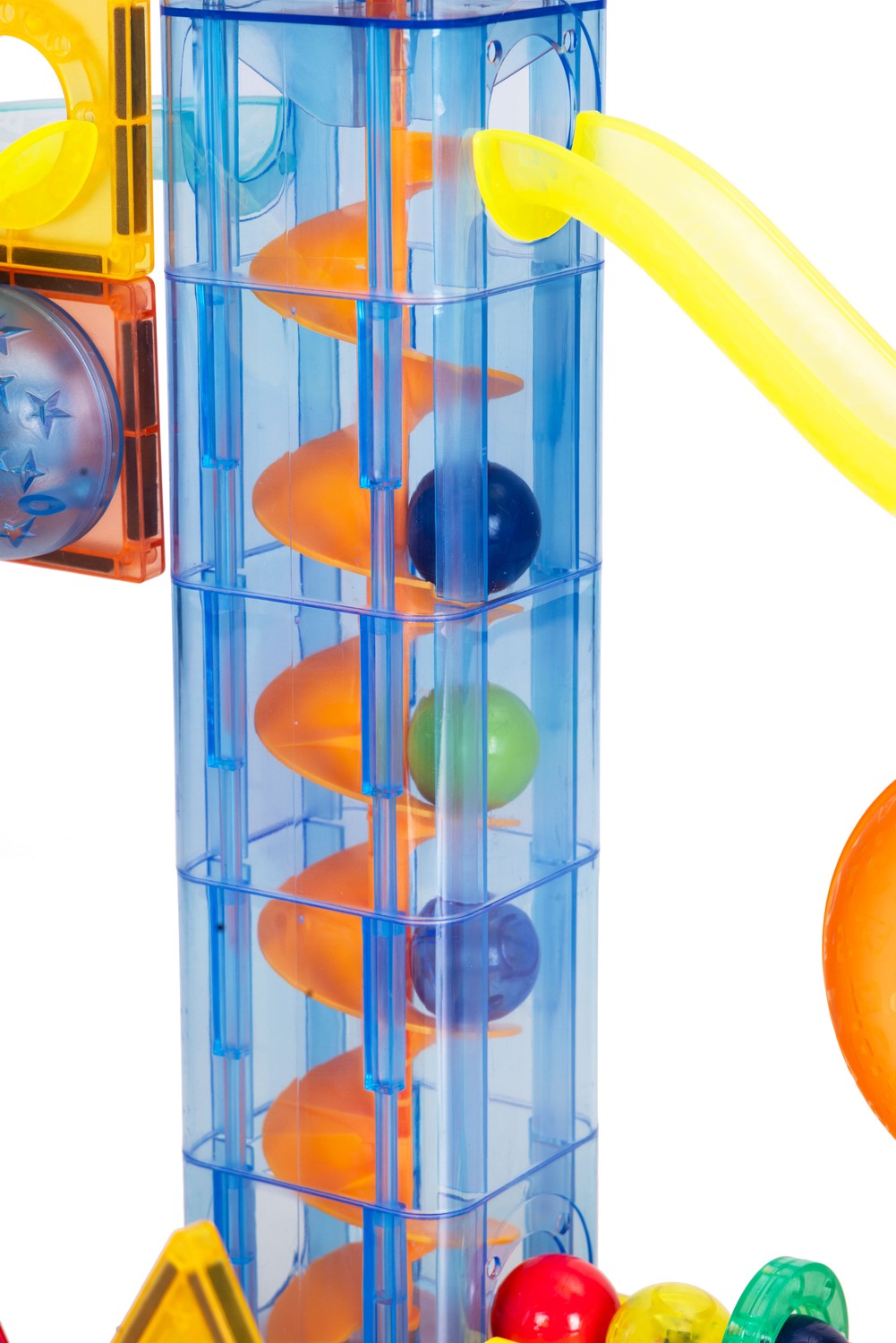 Magnetic LED Marble Run Blocks – 134 Pieces, Ages 3+