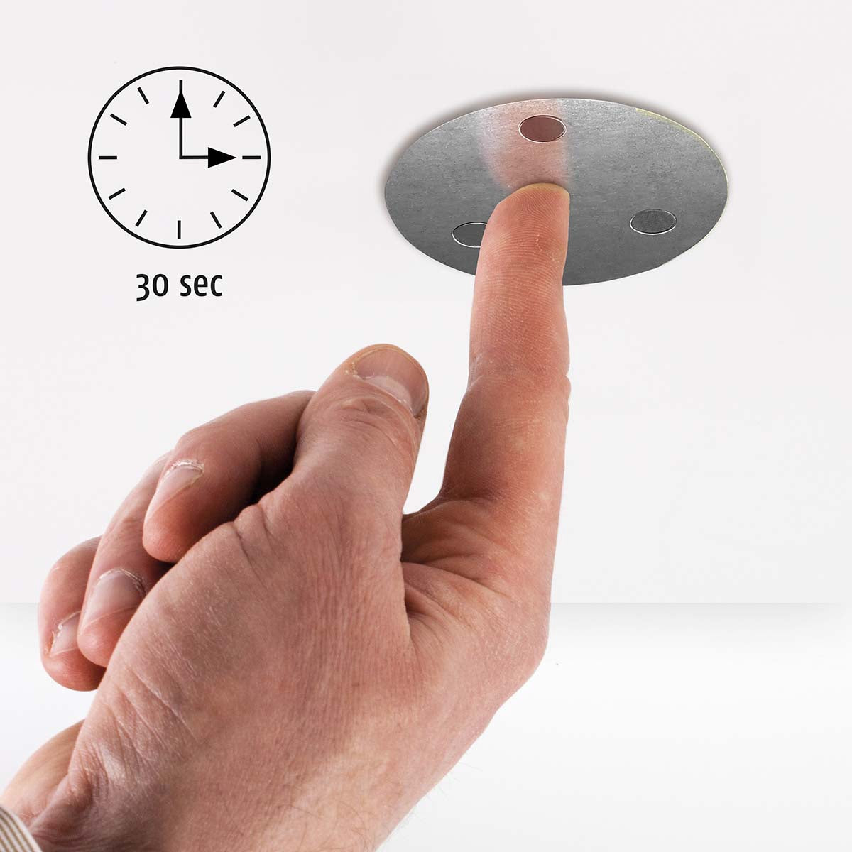 Magnetic Mount Kit for Smoke & CO Detectors, No Drilling