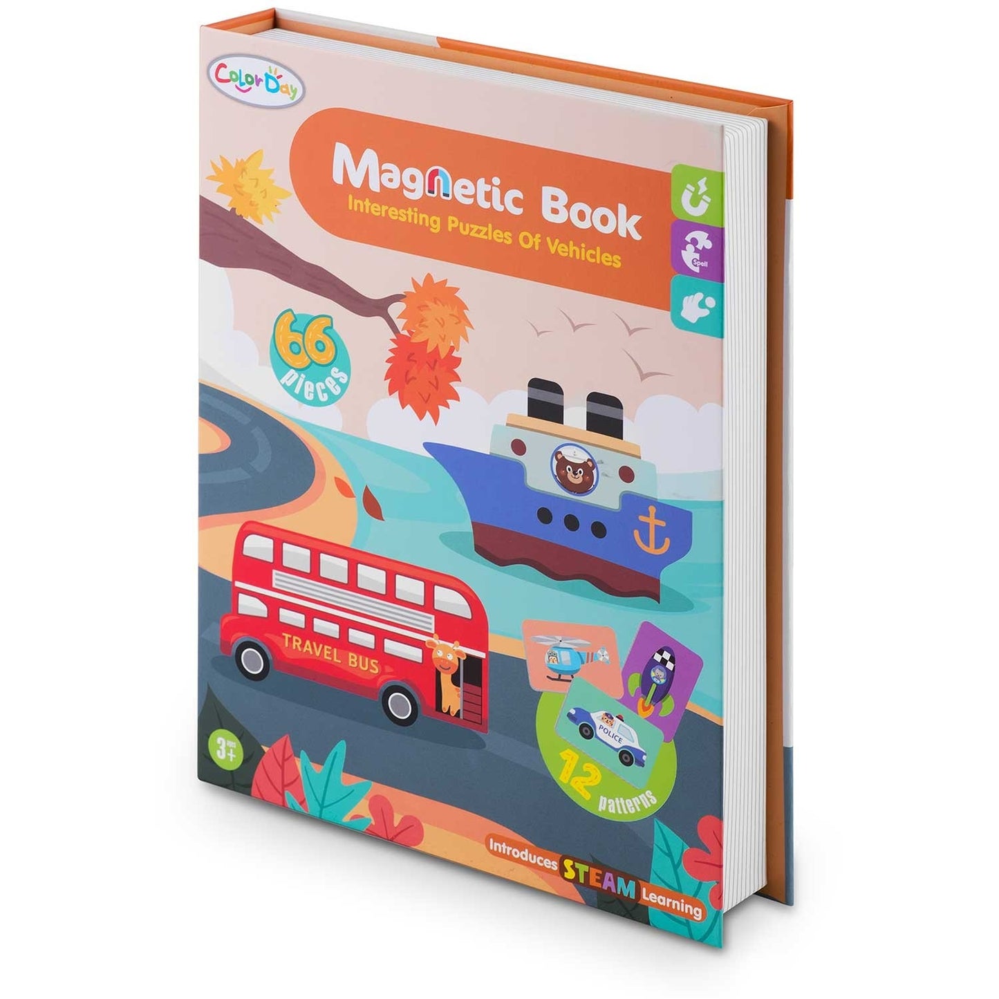 Magnetic Puzzle Book - Vehicles RK-770