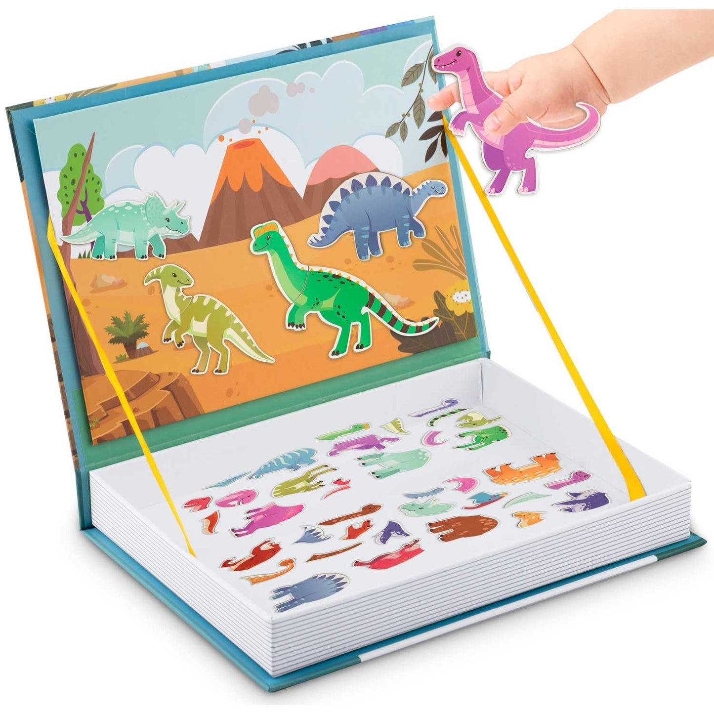 Magnetic Puzzle Book with Dinosaurs RK-770