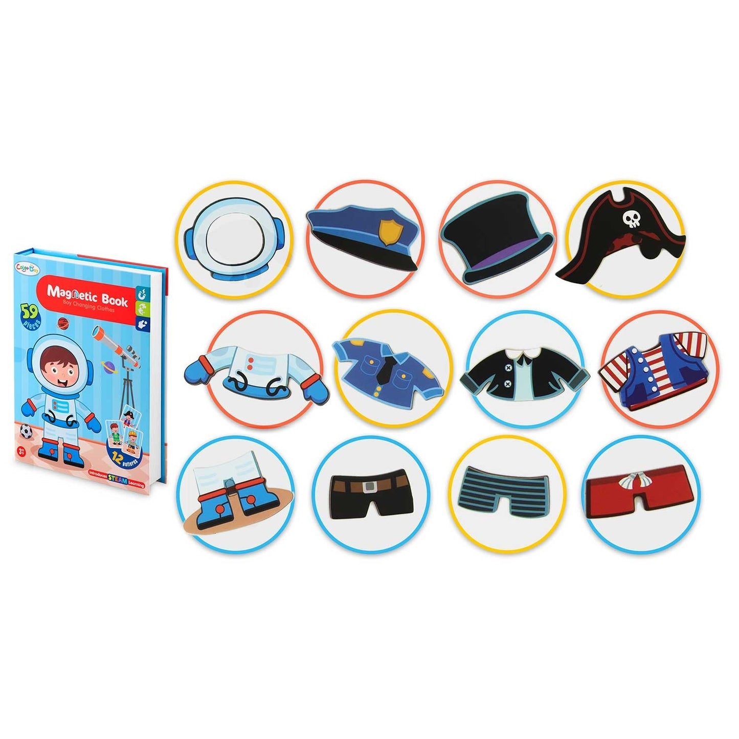 Magnetic Puzzle Book with Dress Up Dolls RK-770