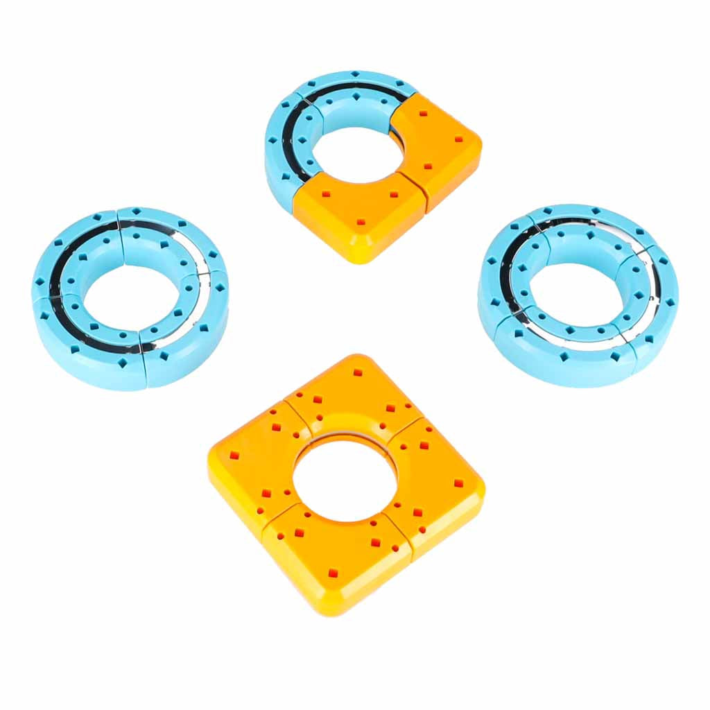 Magnetic Race Track Building Set with Car, 87 Pieces