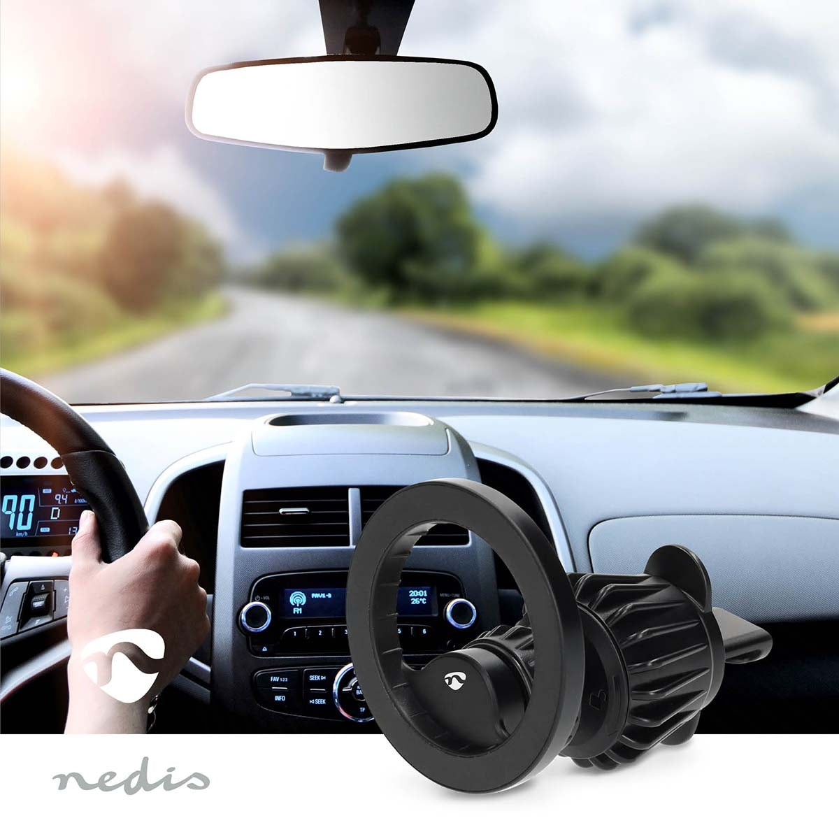 Magnetic Smartphone Car Mount, Universal Air Vent Holder