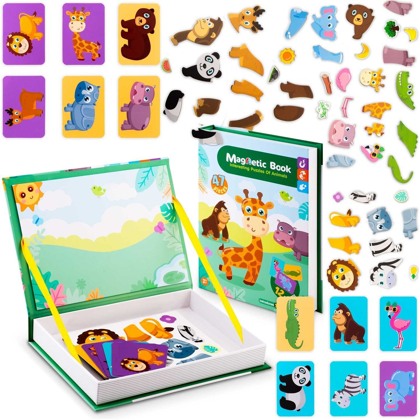Magnetic book puzzle Animals RK-770