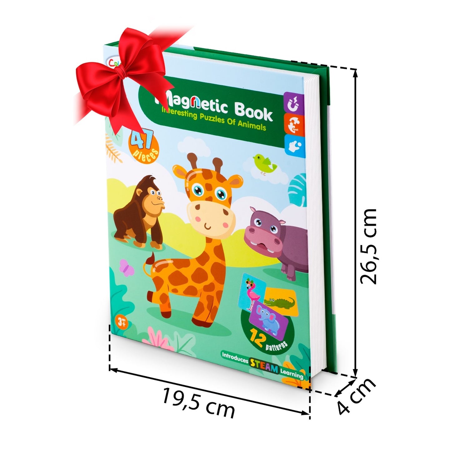 Magnetic book puzzle Animals RK-770