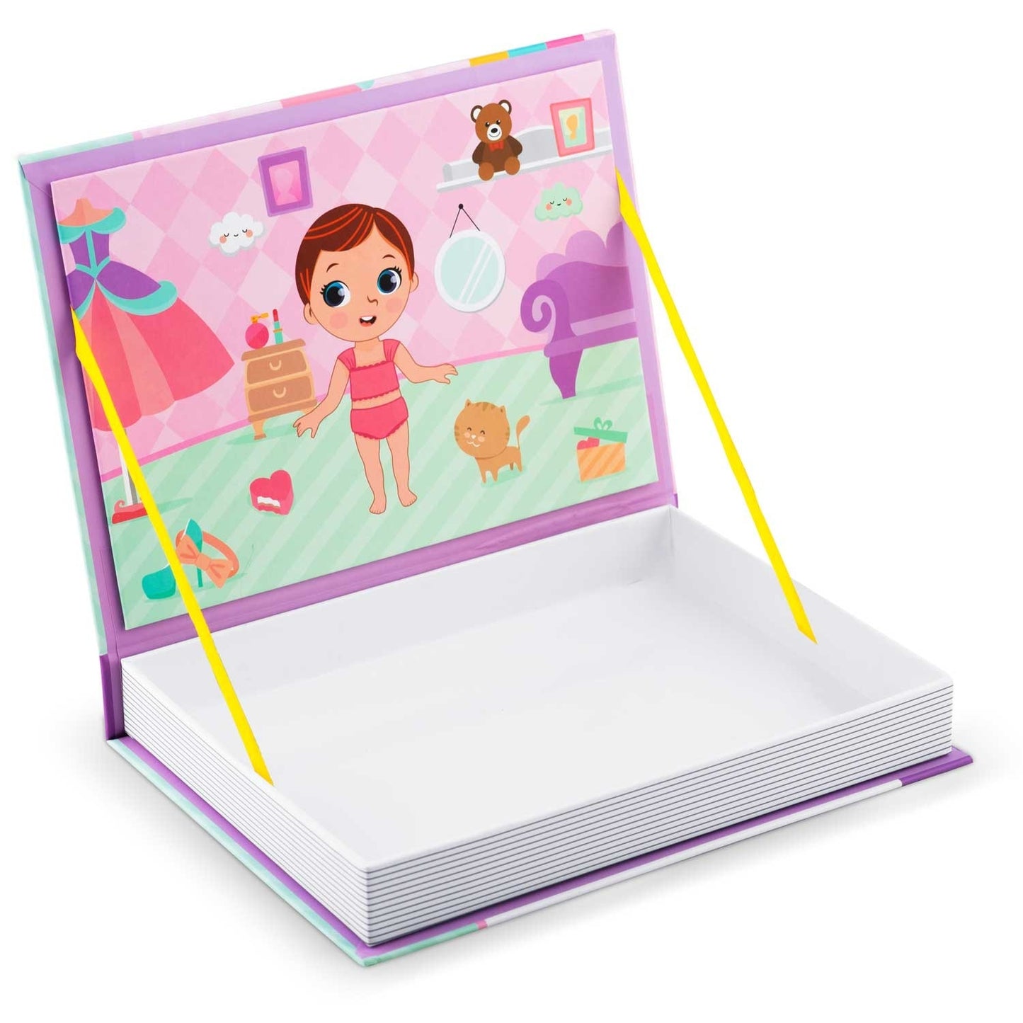 Magnetic book puzzle girl's wardrobe RK-770