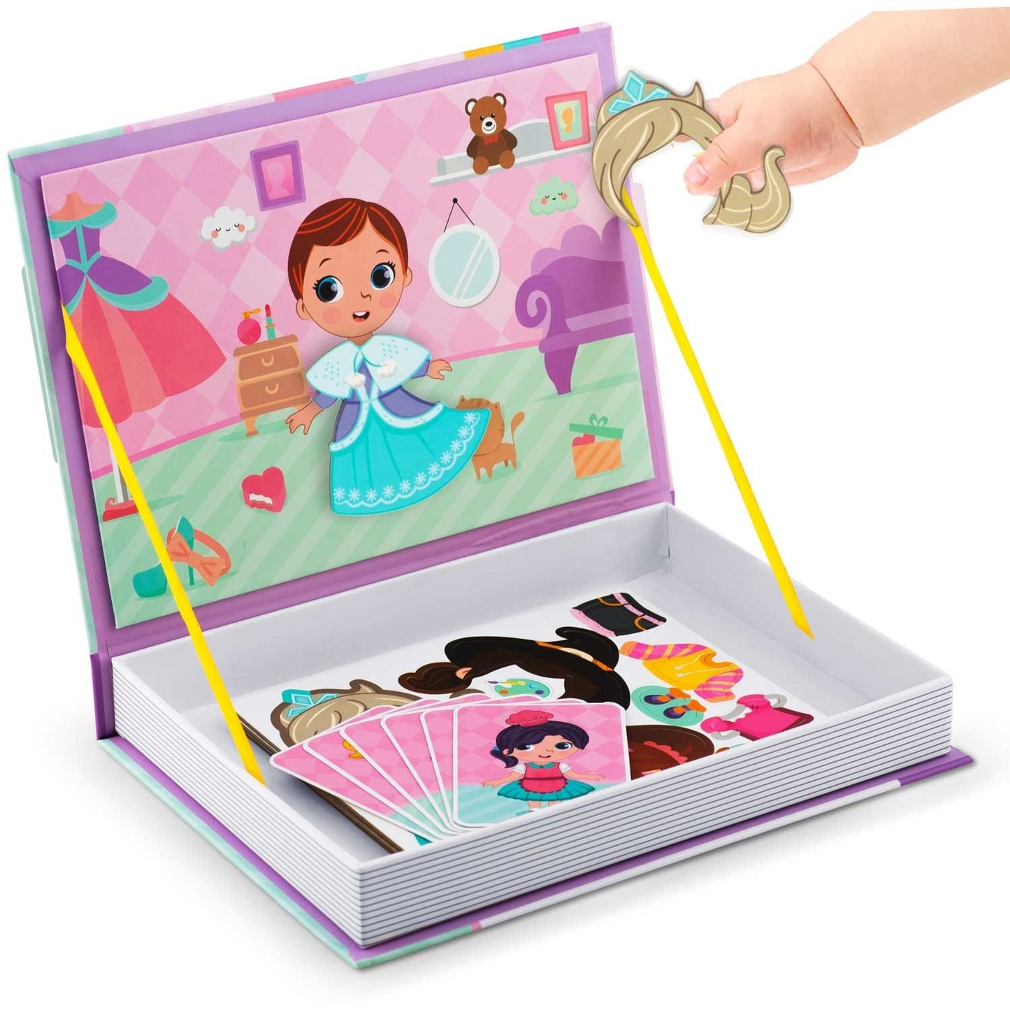 Magnetic book puzzle girl's wardrobe RK-770