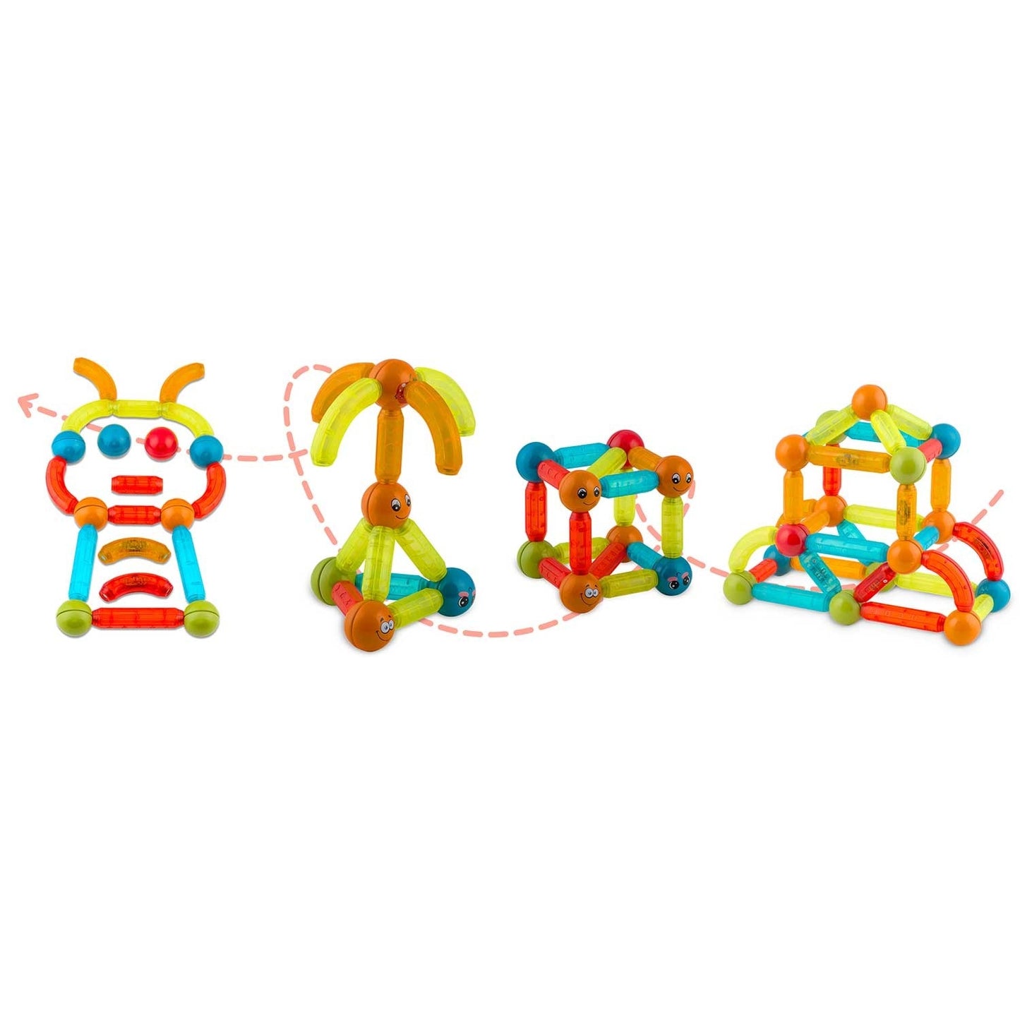 Magnetic building blocks with LED lighting RK-767 from Ricokids