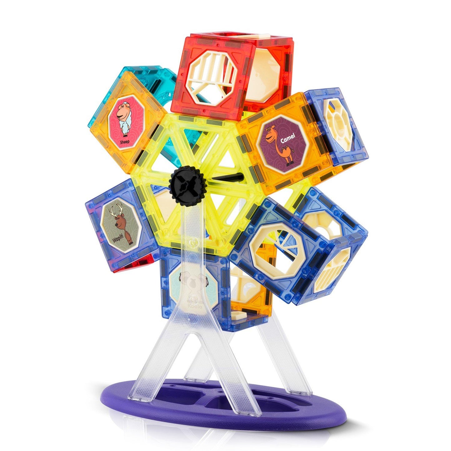 Magnetic building blocks with carousel RK-769 Ricokids