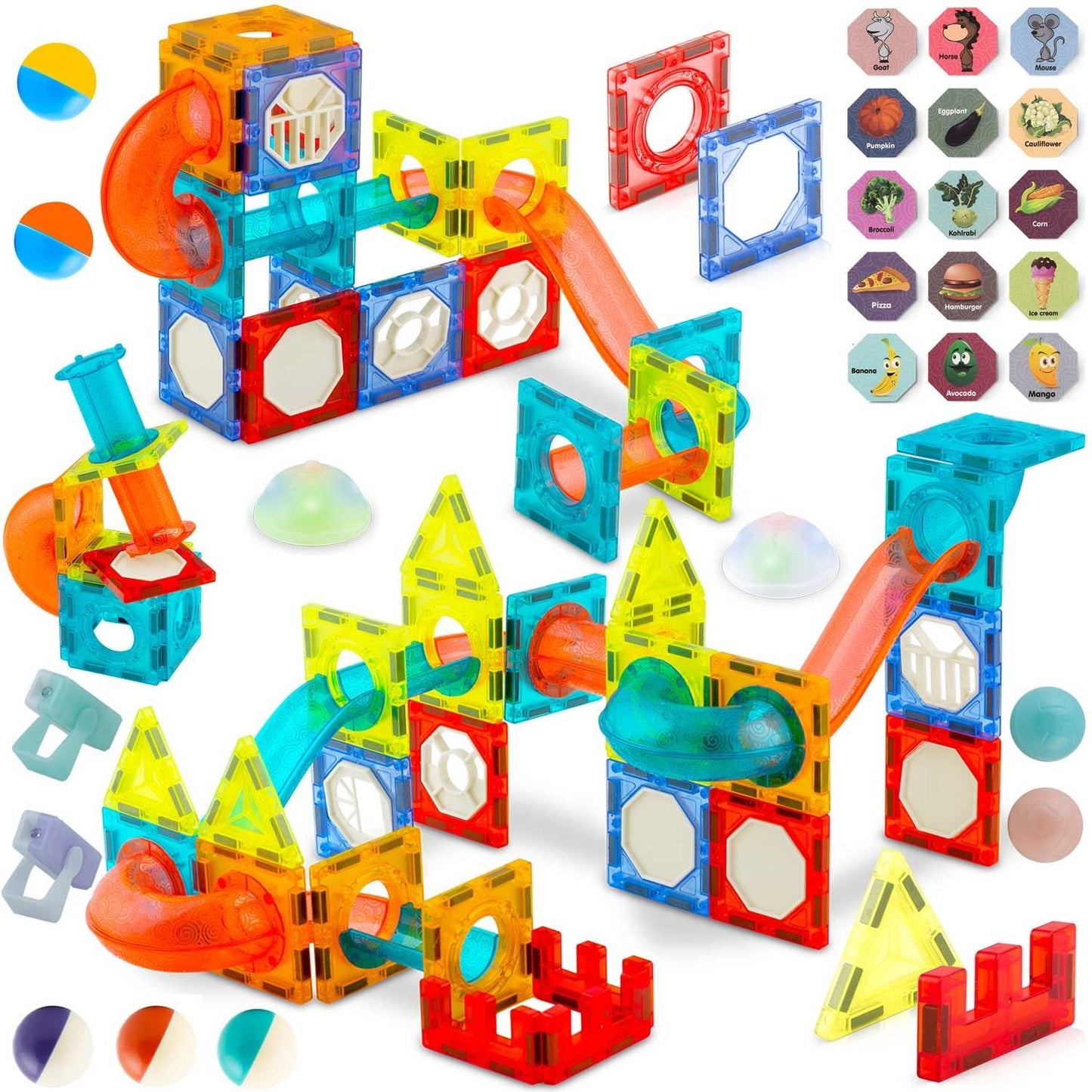 Magnetic building blocks with lighting RK-763 Ricokids