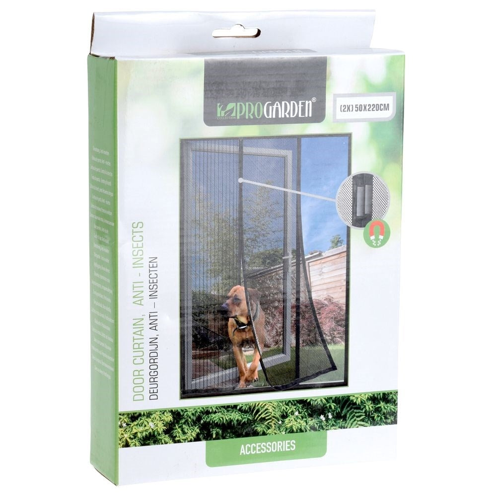 Magnetic insect screen for door, easy to install.
