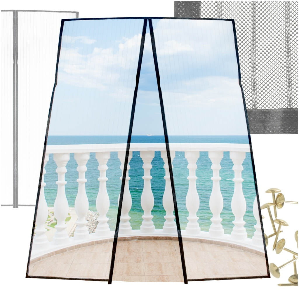 Magnetic mosquito net for window door 110x210cm