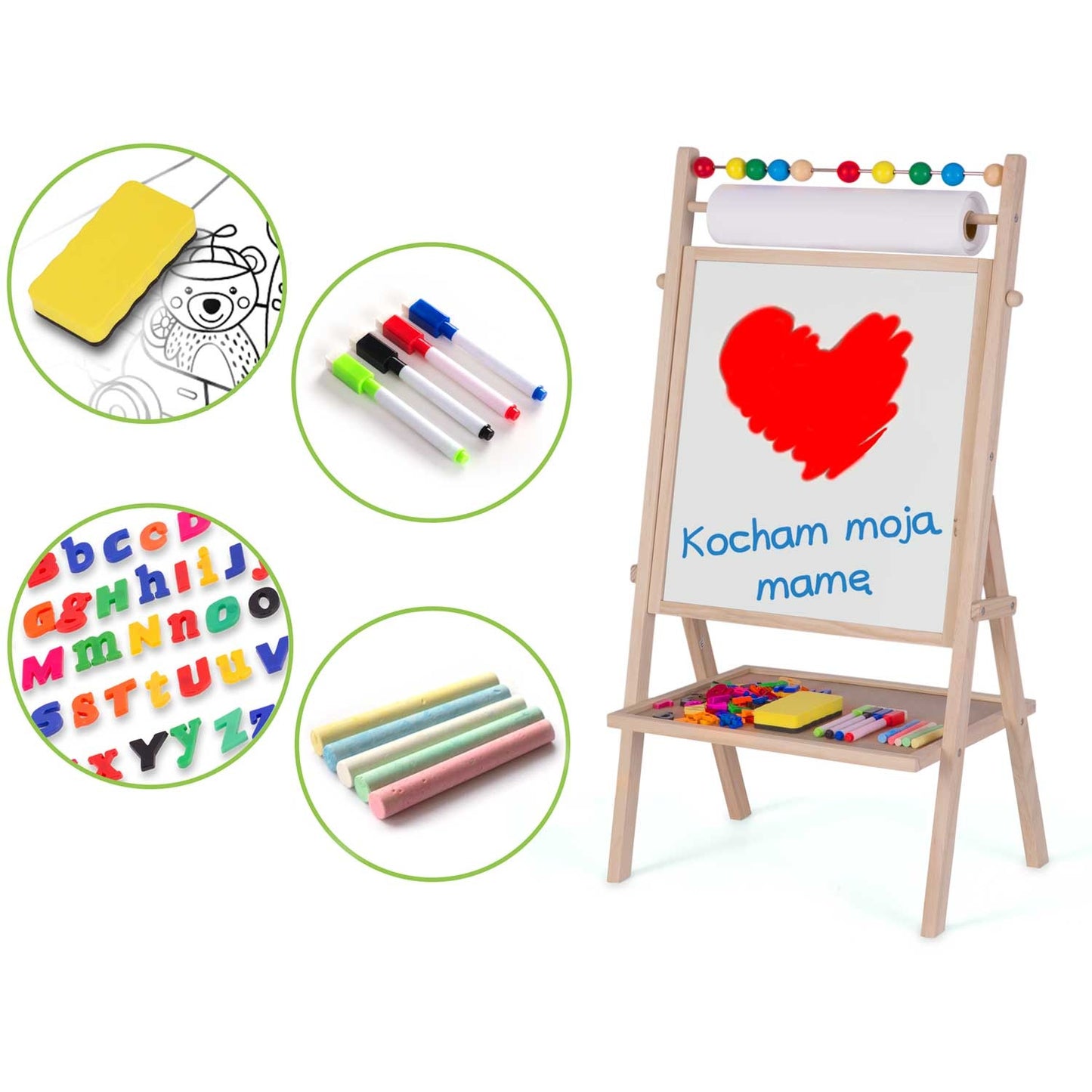 Magnetic rotatable stylus board Ricokids