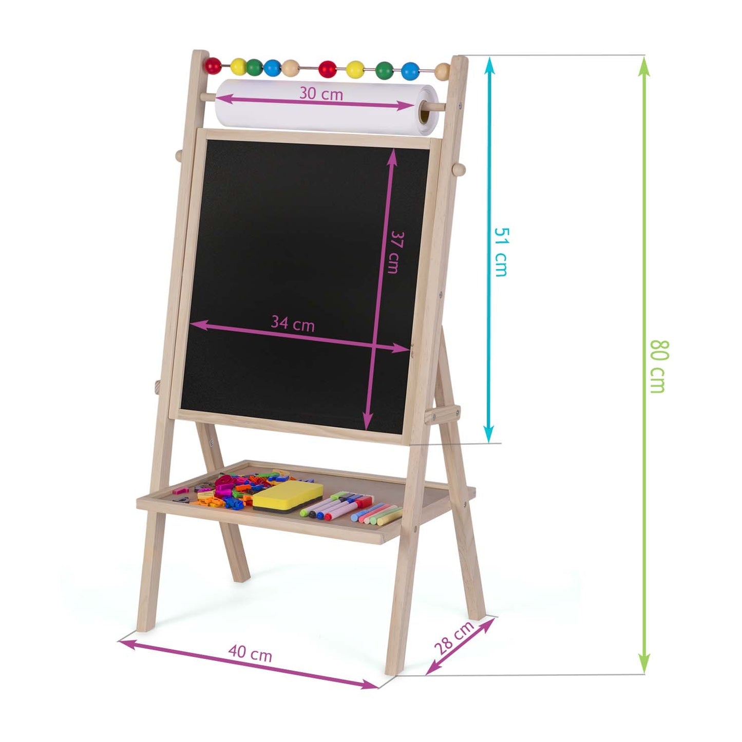 Magnetic rotatable stylus board Ricokids
