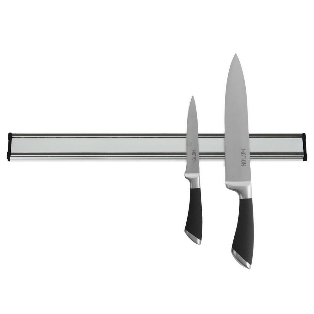 Magnetic strip for kitchen knives and tools - saves space