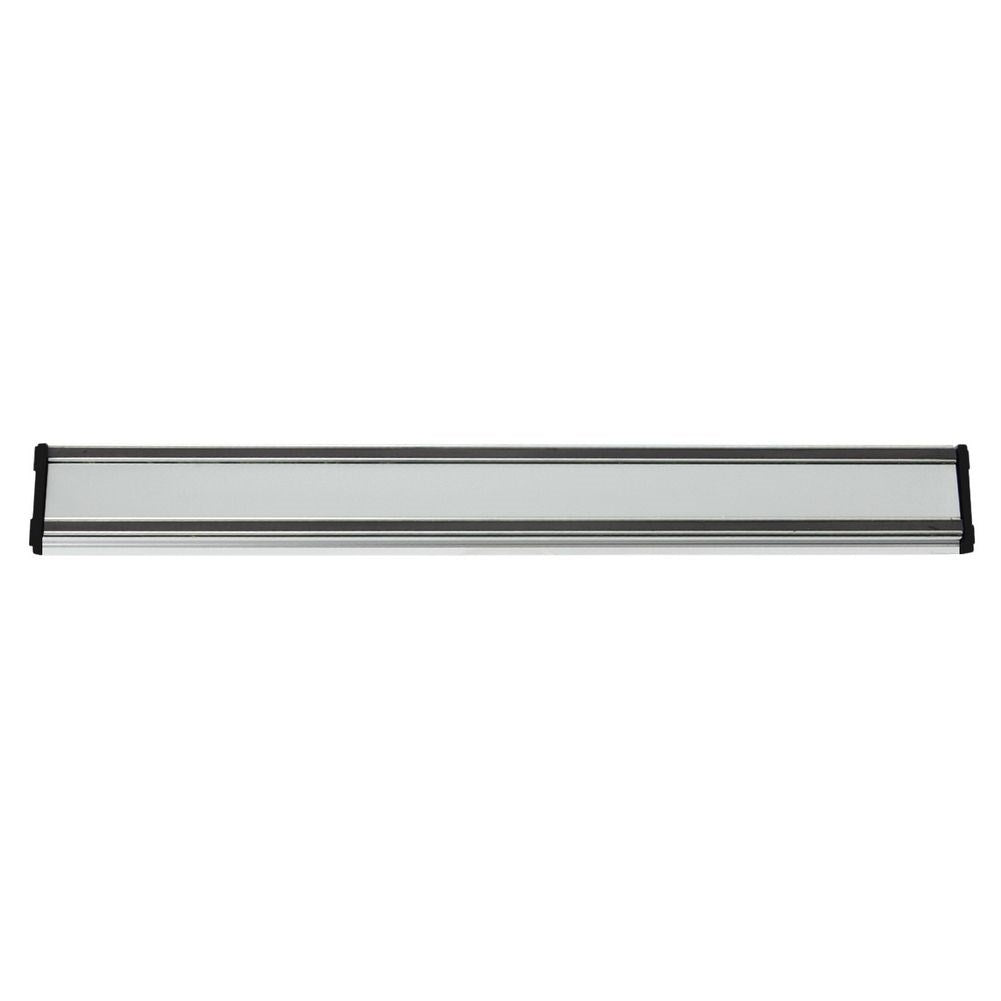 Magnetic strip for knives and tools, saves space.