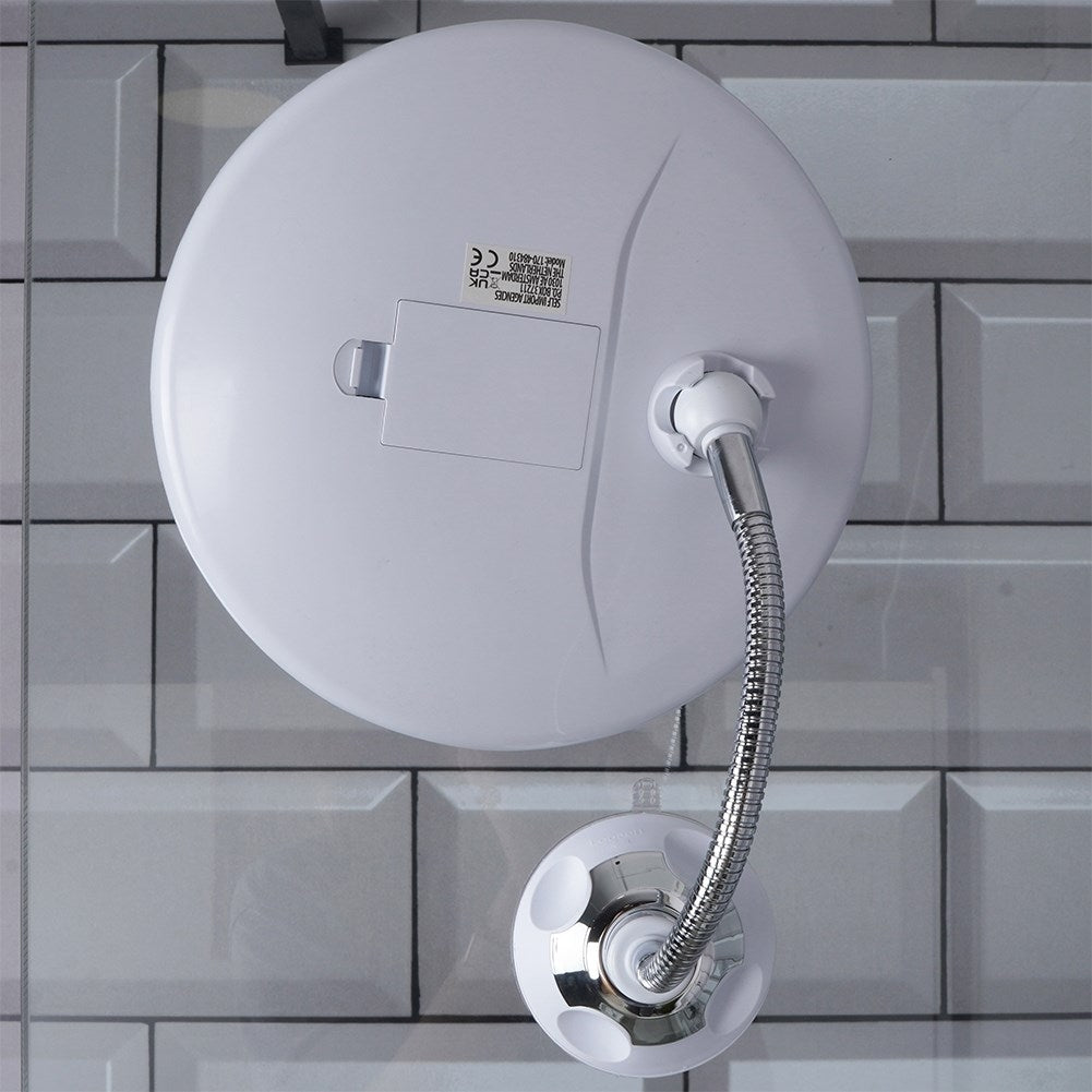 Magnifying Makeup Mirror LED with Flexible Mount and Suction Cup
