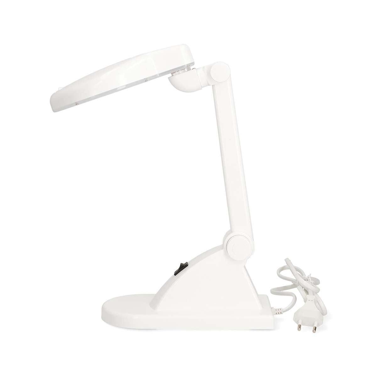 Magnifying Table Lamp, 3+12 Diopter, 6500K, 6W, White