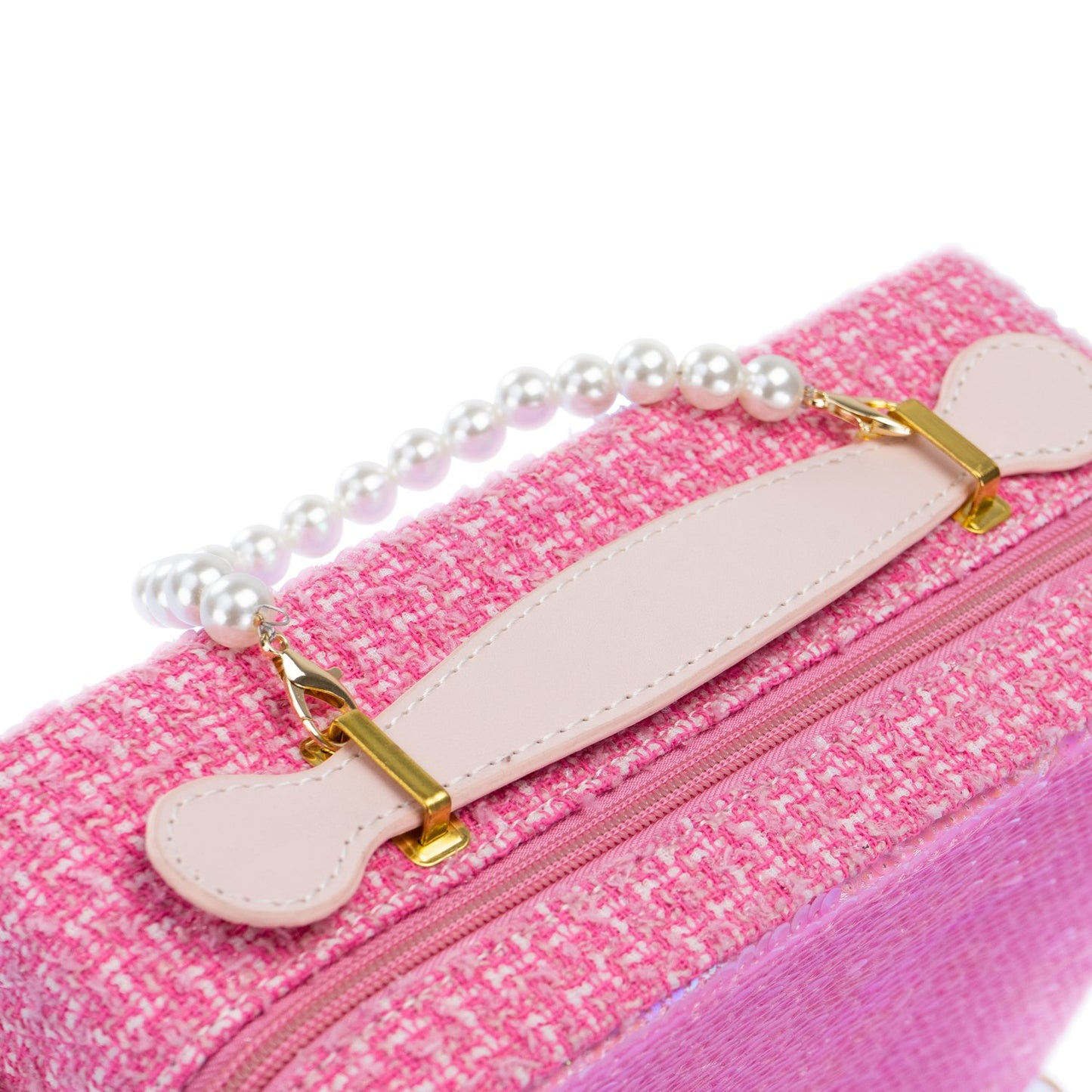 Kids Makeup Suitcase with Reversible Sequins, 26x19x9 cm