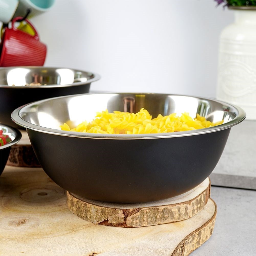 Mandatory Kitchen Equipment: Stainless Steel Bowl in Matt Black