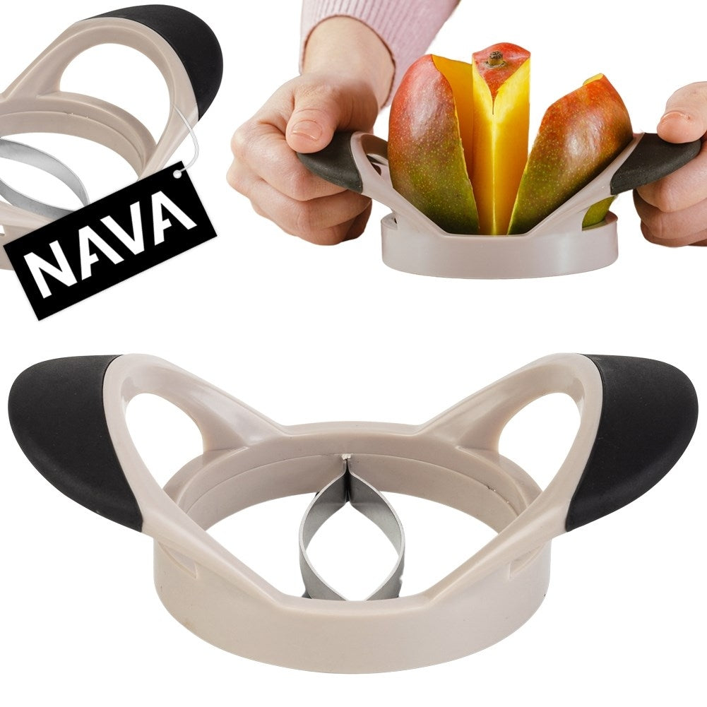Mango Slicer in Plastic and Stainless Steel