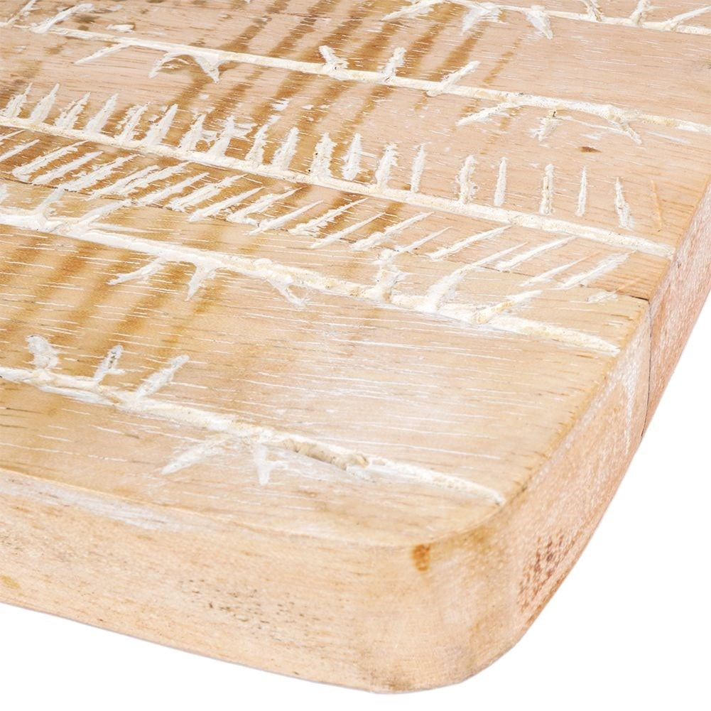 Mango Wood Cutting Board & Serving Tray with Handle