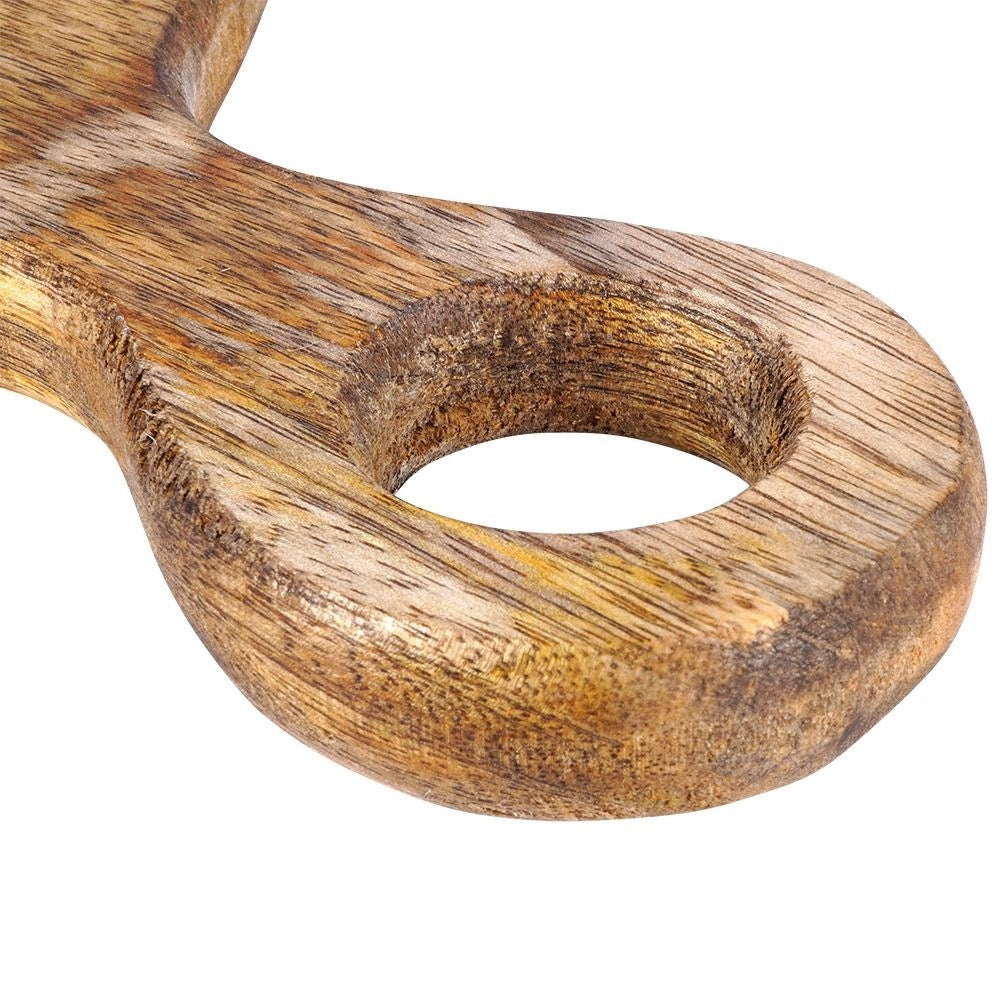 Mango Wood Cutting Board with Handle and Hanging Cord