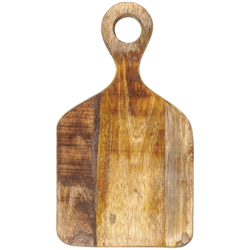 Mango Wood Cutting Board with Handle and Hanging Cord