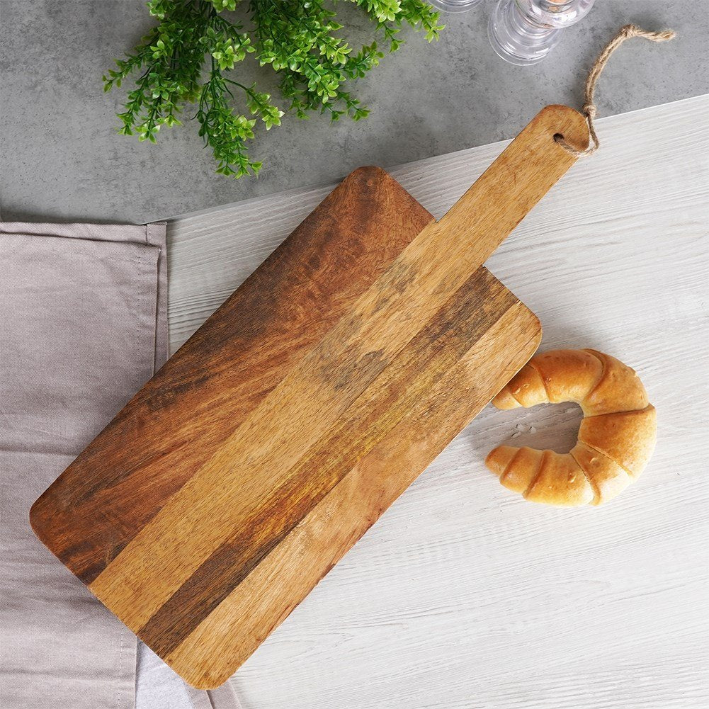 Mango Wood Cutting Board with Legs - Stylish and Practical