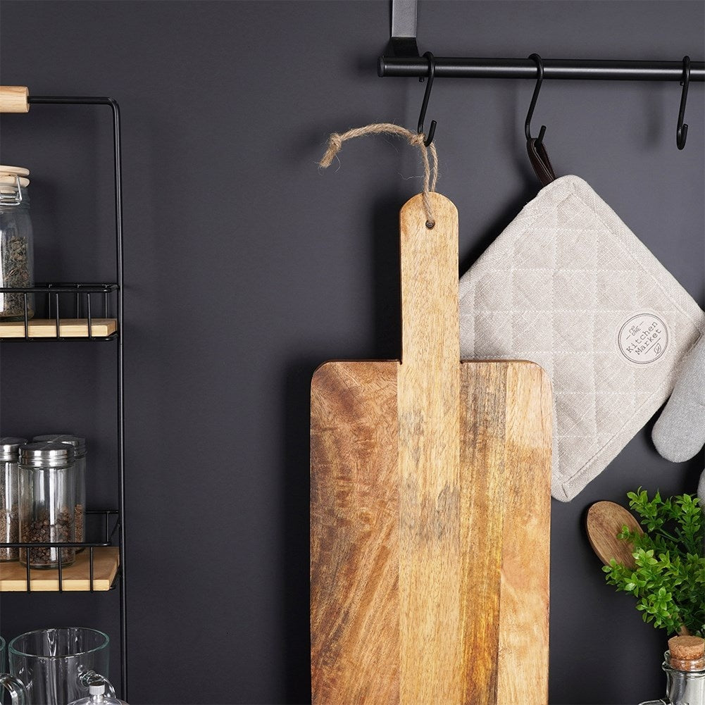 Mango Wood Cutting Board with Legs - Stylish and Practical