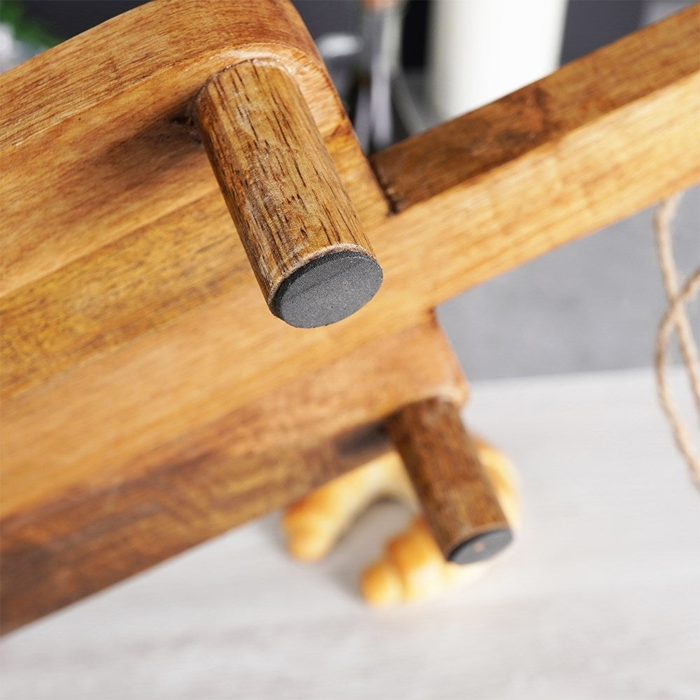 Mango Wood Cutting Board with Legs - Stylish and Practical