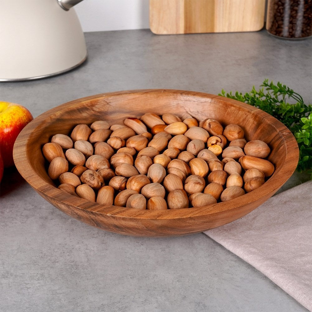 Mango wood bowl: Perfect for Fruit and Serving