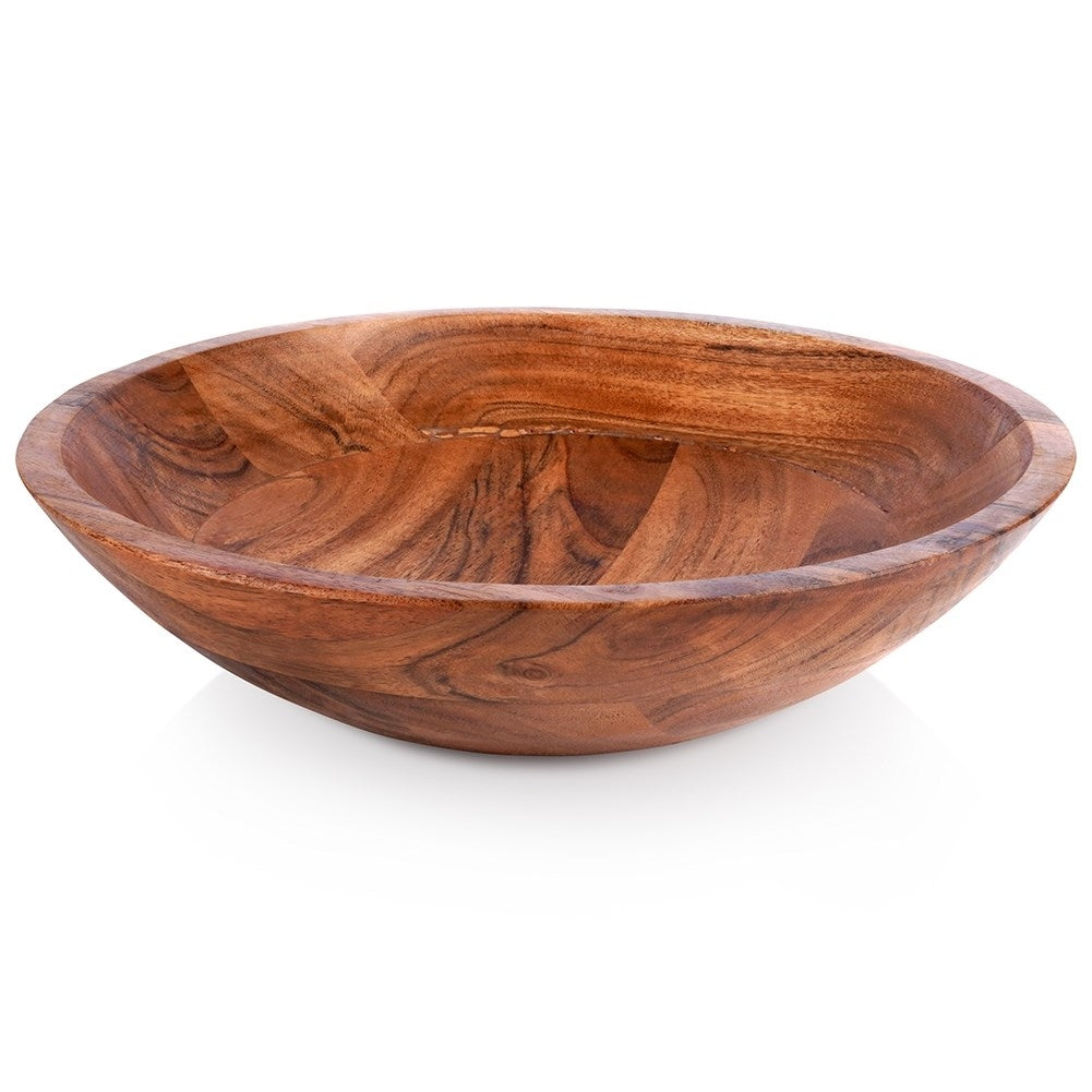 Mango wood bowl: Perfect for fruit, vegetables and serving