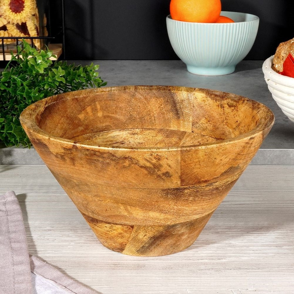 Mango wood bowl: Storage, serving & unique design