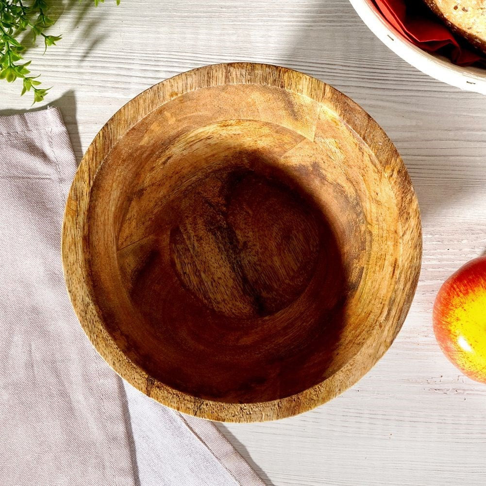 Mango wood bowl: Storage, serving & unique design