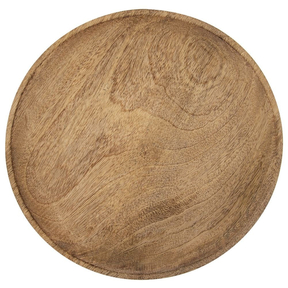 Mango wood tray for serving and decoration