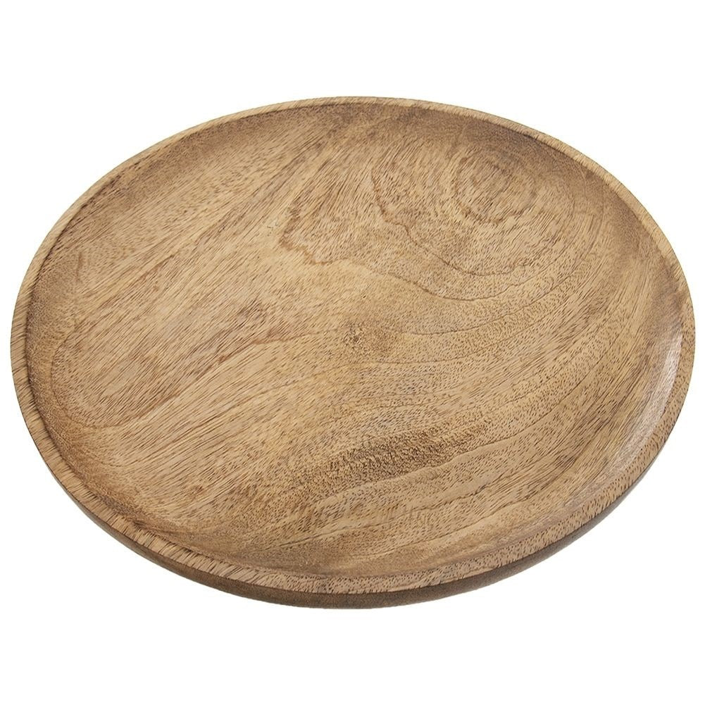 Mango wood tray for serving and decoration