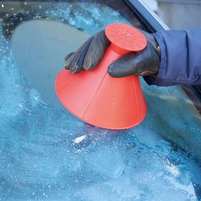 Mannsberger, 2-in-1 ice scratcher and funnel